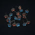 Pure Silver Small Assorted Flower 2g Pack of 4